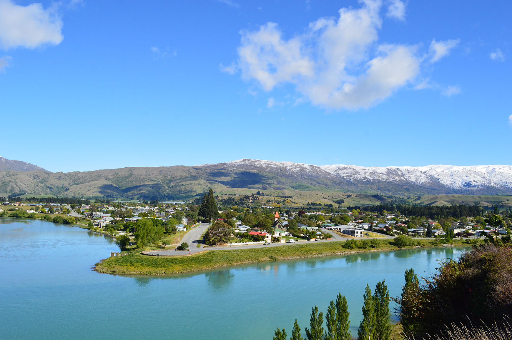 Cromwell and Lake Dunstan landscape